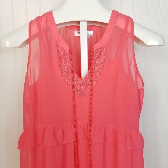 Motherhood Maternity Sleeveless Dress Pink Small - Picture 3 of 8